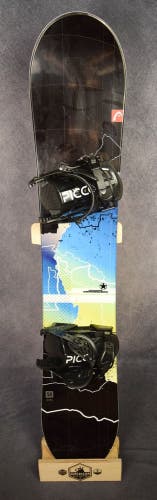 HEAD GLOBAL SNOWBOARD SIZE 154 CM WITH NEW PICCO LARGE BINDINGS