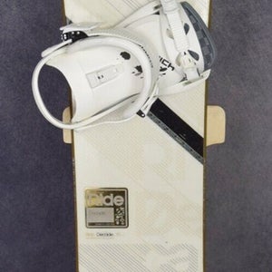 RIDE DECADE SNOWBOARD SIZE 151 CM WITH NEW CHANRICH LARGE BINDINGS