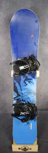 DYNASTAR DEFINITIVE SNOWBOARD SIZE 151 CM WITH NEW PICCO LARGE BINDINGS