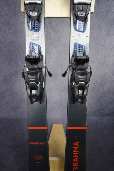 BLIZZARD BRAHMA 82 SP SKIS SIZE 166 CM WITH MARKER BINDINGS