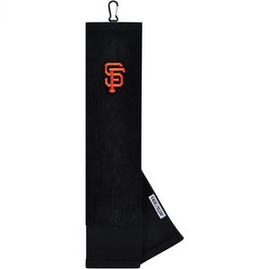 NEW Team Effort San Francisco Giants Face/Club Tri-Fold Embroidered Golf Towel