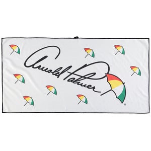 NEW PRG Arnold Palmer Invitational 40”x21” White Caddy Golf Towel