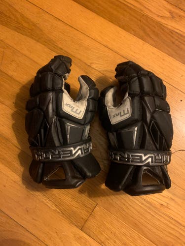 Used Player's Maverik 13" Max Lacrosse Gloves