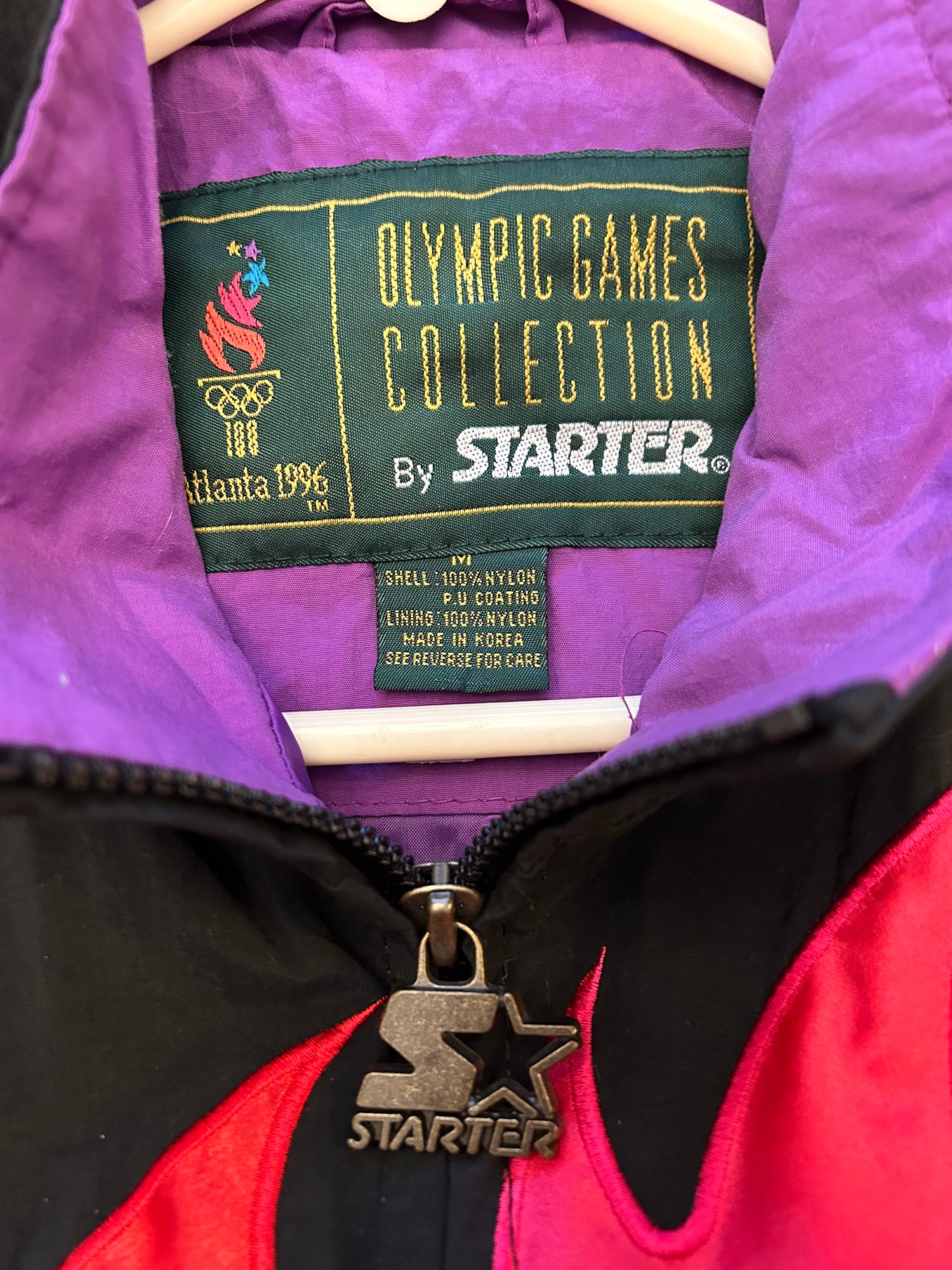1996 Atlanta Olympics Starter Jacket -100th Anniversary 