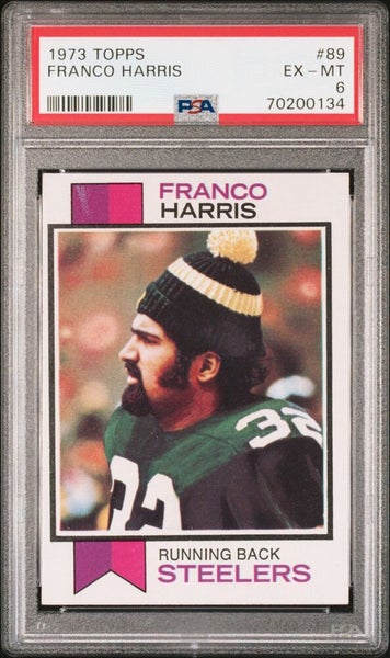 1981 Topps Franco Harris Signed PSA Authentic Autograph Pittsburgh Steelers