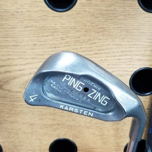 Used Ping Zing Karsten 4 Iron Steel Regular Golf Individual Irons