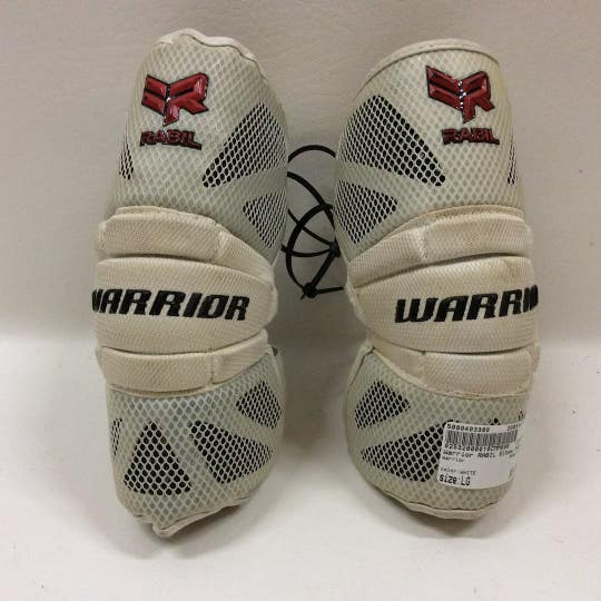 Used Warrior Rabil Lg Lacrosse Arm Pads & Guards