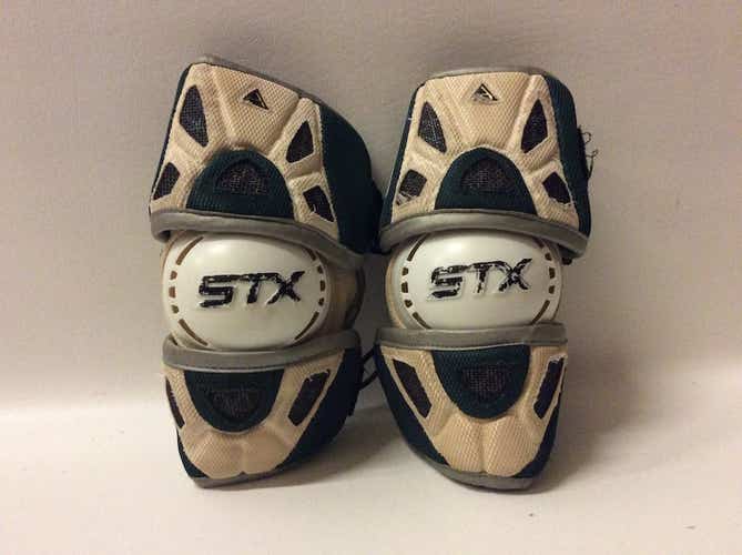 Used Stx Green Stx Md Lacrosse Arm Pads Guards