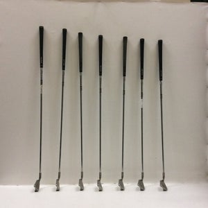 Used Ping Zing 7 Piece Regular Flex Steel Shaft Mens Package Sets
