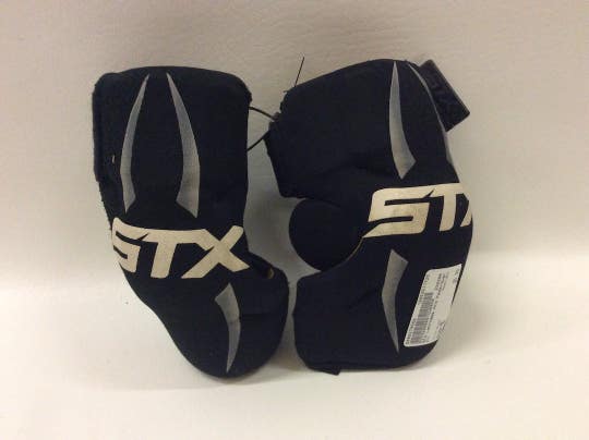 Used Stx Blk Md Lacrosse Arm Pads Guards