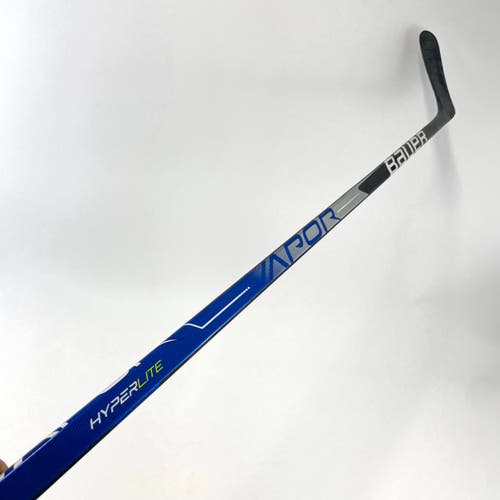 Repaired Left Handed Blue Bauer Hyperlite | 77 Flex | P92M Curve | Grip | #J86
