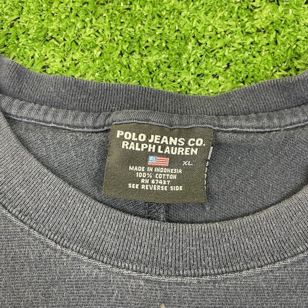 Vintage Indian Head Polo Jeans Co Ralph Lauren T-Shirt Embroidered Blue  Size XL | SidelineSwap