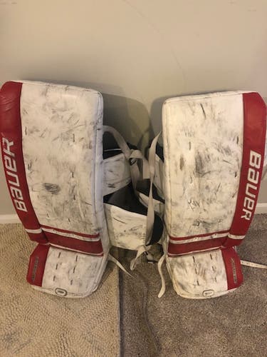 Used 32" Bauer One.7 Goalie Leg Pads