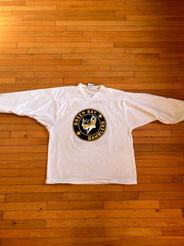 Green Bag Gamblers USHL practice Jersey