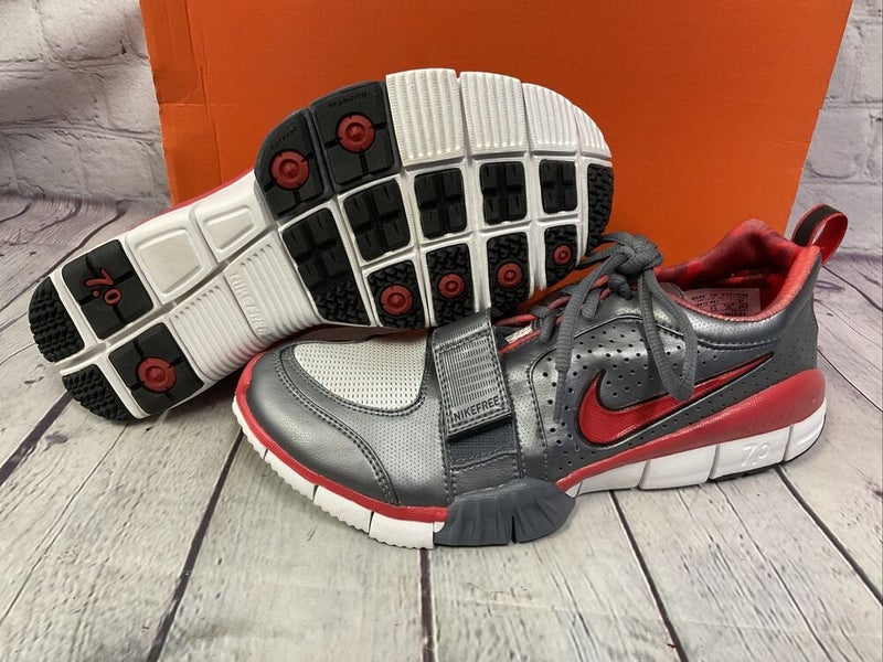 Schouderophalend Kalmte echtgenoot Nike Free Trainer 7.0 Mens Shoes Size 8.5 Gray Red Comfortable New With Box  | SidelineSwap