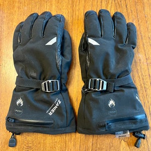 Black Used Medium/Large Adult Unisex Zanier Gloves Heated