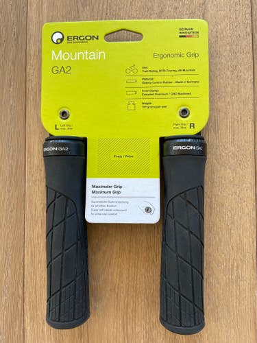 Used Ergon GA2 Lock-On Mountain Bike Grips