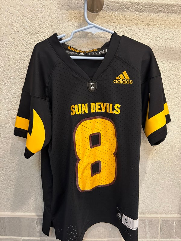 Arizona State Sun Devils Football Jersey Adult Medium Black Adidas