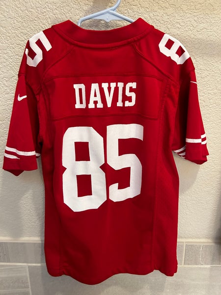 Youth San Francisco 49ers Vernon Davis Nike Scarlet Team Color Game Jersey