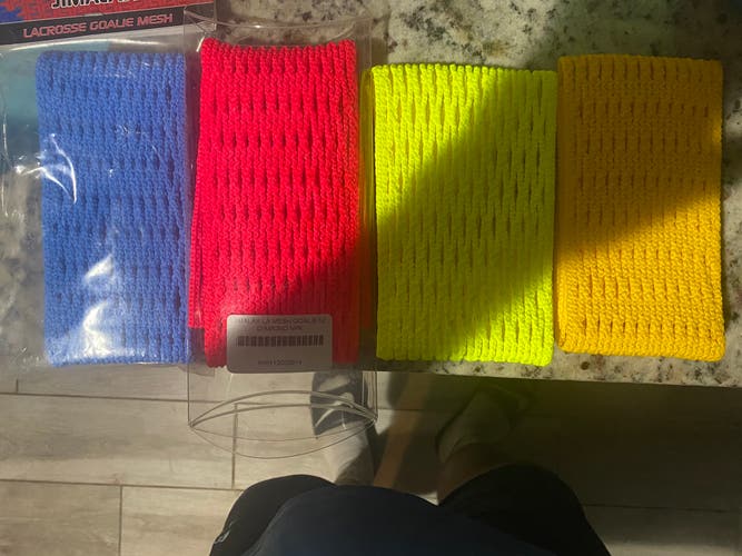 BN 12 D Jimalax Goalie Mesh For @CONQUERINGF00L