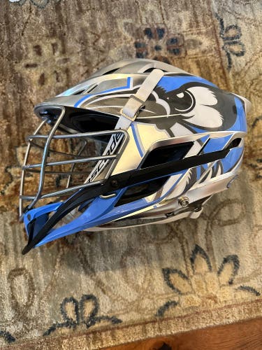 Johns Hopkins game used worn cascade helmet R