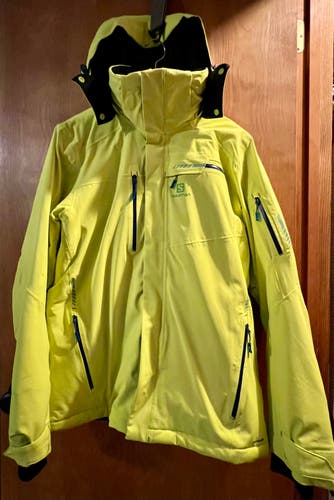 Yellow Used Men's Medium Salomon Jacket