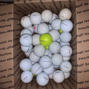 12 Used Titleist Pro V1 and Pro V1x Golf Balls