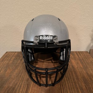 Adult Large - Riddell Speed Football Helmet - Silver
