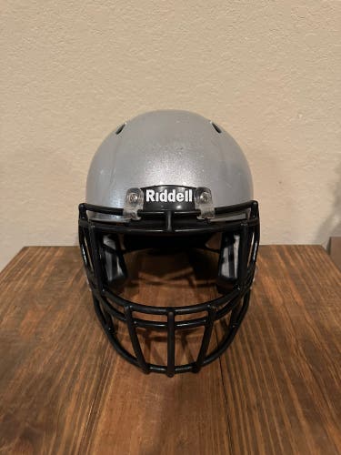 Adult Large - Riddell Speed Football Helmet - Silver
