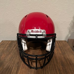 Adult Large - Riddell Speed Football Helmet - Red