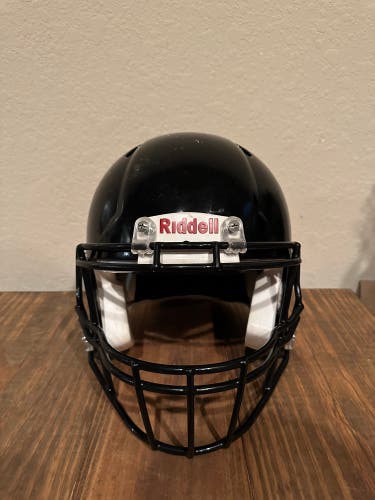 Adult Medium - Riddell Speed Football Helmet - Gloss Black
