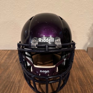 Adult Medium - Riddell Speed Football Helmet - Purple