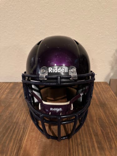 Adult Medium - Riddell Speed Football Helmet - Purple