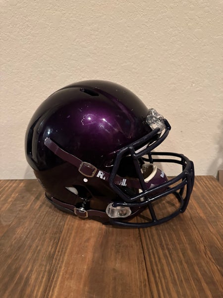 Purple Mini Speed Jolly Roger Football Helmet