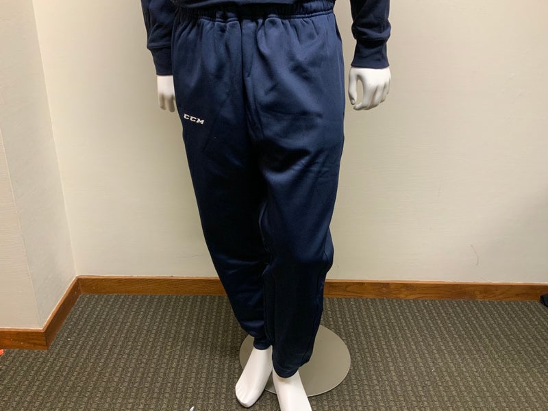 Navy Blue New Men's CCM Cuffed jogger sweatpants | SidelineSwap