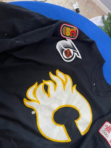 Vintage Calgary Practice Goalie Jersey Maska Air Knit