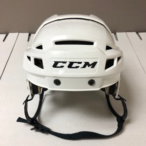 Pro Stock Edmonton Oilers CCM Vector V08 Hockey Helmet White Small sm s senior sr
