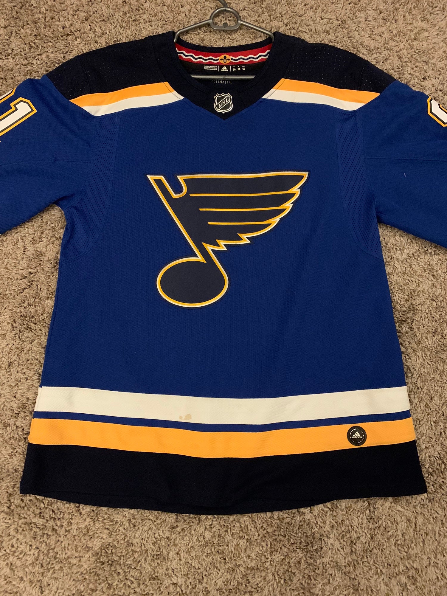 Jordan Binnington St. Louis Blues Autographed adidas #50 Authentic 90's Retro  Jersey