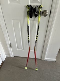 Used 42in (105cm) Leki Racing World Cup Lite GS Ski Poles, $25 or best offer