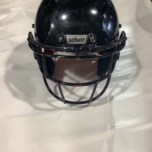 Used Schutt Black Helmet Fits All Football Helmets