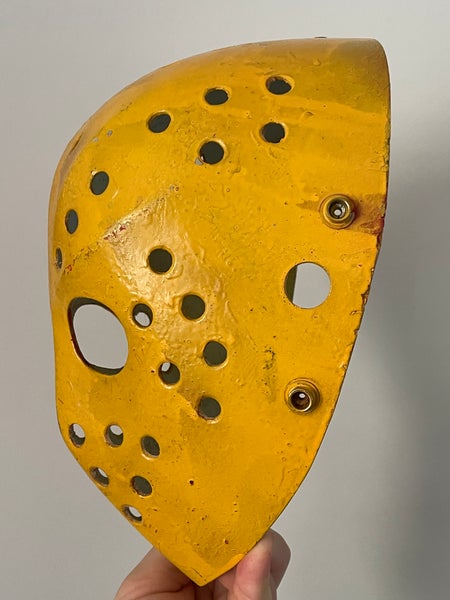 Vintage Fibrosport goalie mask fiberglass old school