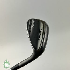 Used Cleveland RTX ZipCore Tour Rack Mid Raw Wedge 52*-10 Wedge Flex Steel Golf