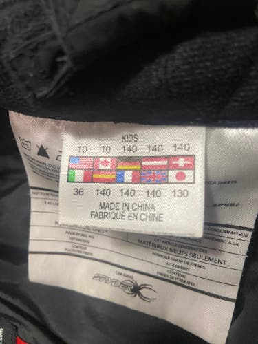 Kids spyder size 10 zip off race pants