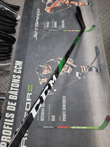 Used Senior CCM Left Hand RibCor Trigger 4 Pro Hockey Stick Toe Pattern Pro Stock