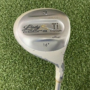 Lady Cobra Ti Offset Oversize 3 Wood 16* / RH / Ladies Graphite ~41.5" / jl5148