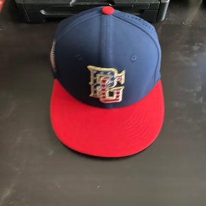 Perfect game fitted hat American flag xs/s