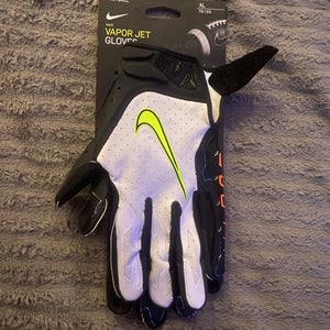 Black Adult XL Nike Vapor Jet Gloves