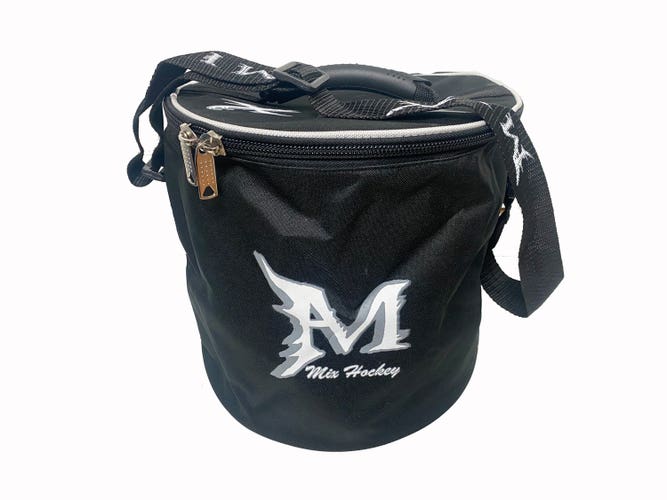 Mix Hockey Team puck Bag Ice Hockey Equipment Bags - Black