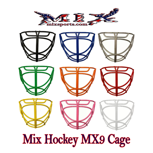SALE!! Mix MX9 Cat Eye Goalie cage (9 Colors Available) Includes clips & screw
