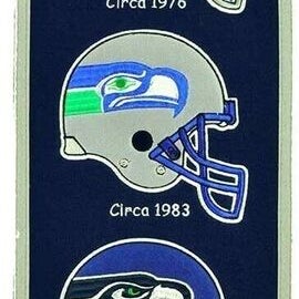 Seattle Seahawks NFL Football Team Heritage Banner - Felt Signage Retro